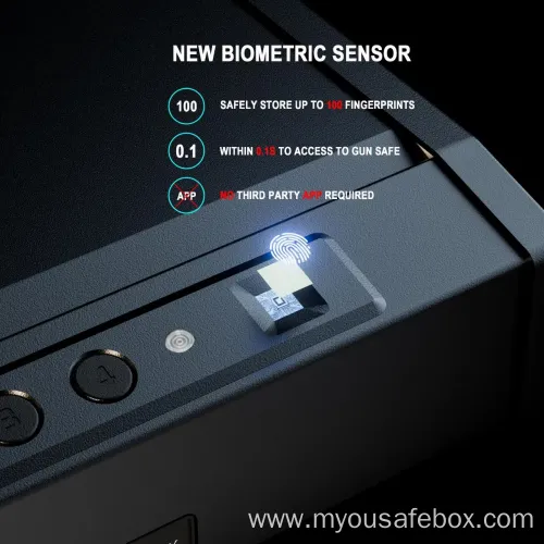 Quick-Access Biometric Gun Safe for Pistols